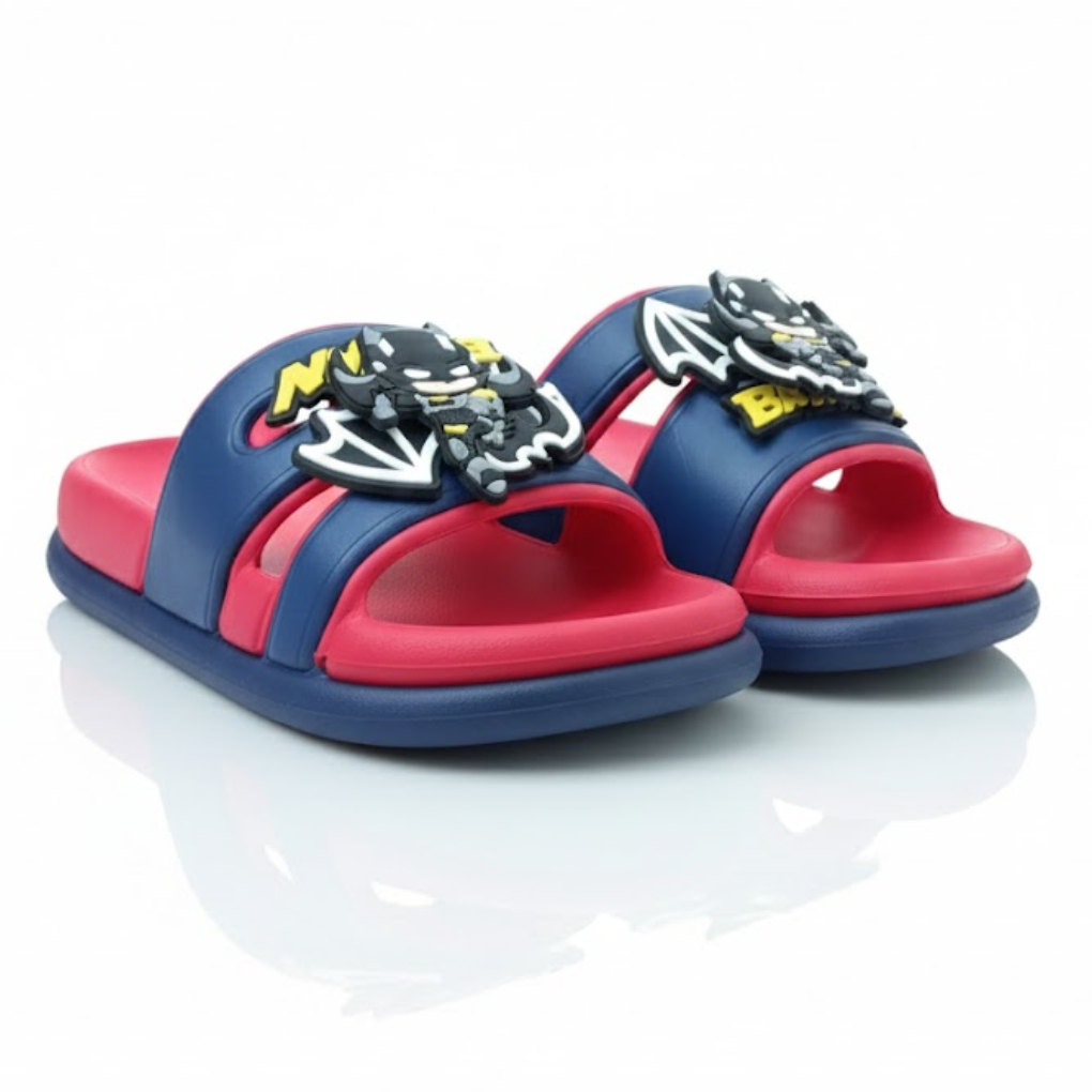  B1008 Hero Kids Slide Sandals –Red & Navy Power Edition